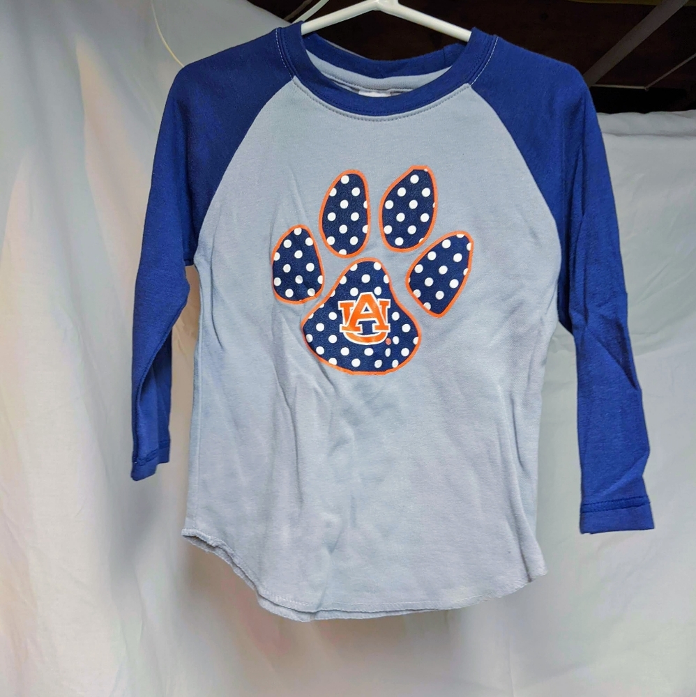 ❤️ 3/$25 Auburn Tigers NCAA licensed kids long sleeve tee